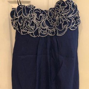 NEW Alexia Admor navy/white short cocktail dress